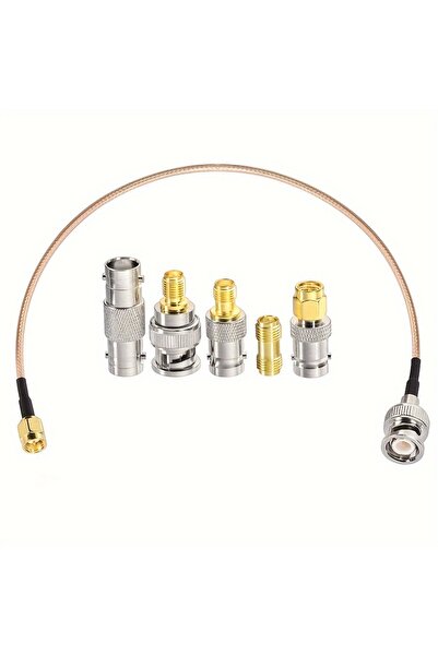 Choice SMA Male to BNC Male Cable 20CM + 5pcs RF Coax Adapter Kit SMA to BNC ...