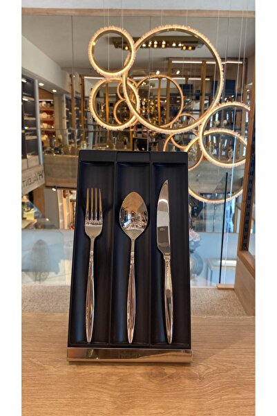 ŞİRİN VALENT HOME Hi̇sar Mercury 84 Piece Fork Spoon Knife Set
