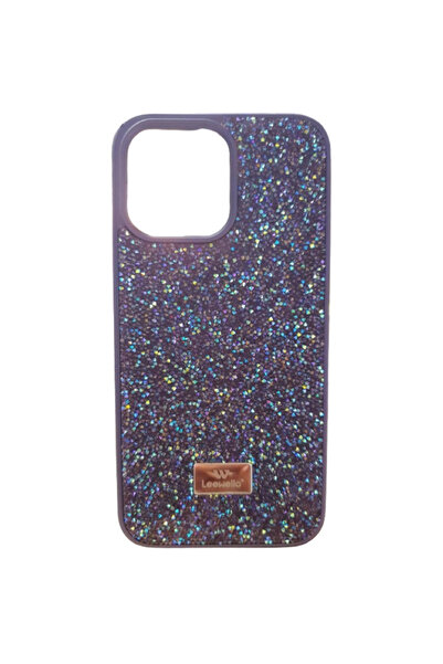 OEM Μωβ Θήκη με Γκλίτερ, Πλαστική / Σιλικόνης (iPhone 14 Pro Max)