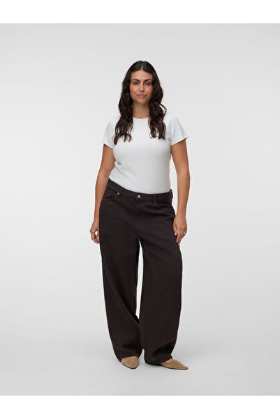 Veromoda Curve Jeans VMCZOE Mid Rise Barrel Fit Jeans