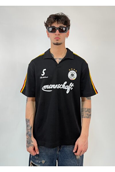 zaee Μπλουζάκι Πόλο Oversize Mannschaft Heritage