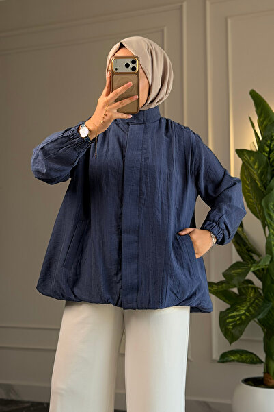 Suede Style 6515 - سترة نسائية أنيقة ومريحة بأكمام قصيرة وفضفاضة من قماش فيفا...