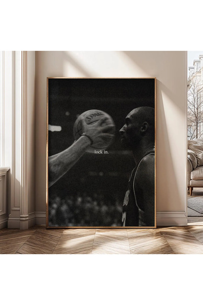 fingerjewerly Kobe Bryant Basketbol Poster Eklektik Sanat - Tablo Ölçülerinde...