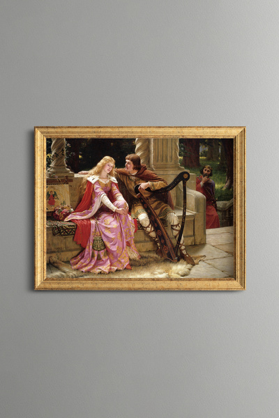 epiqart End of the Song - Vintage Patterned Painting - Fine Model