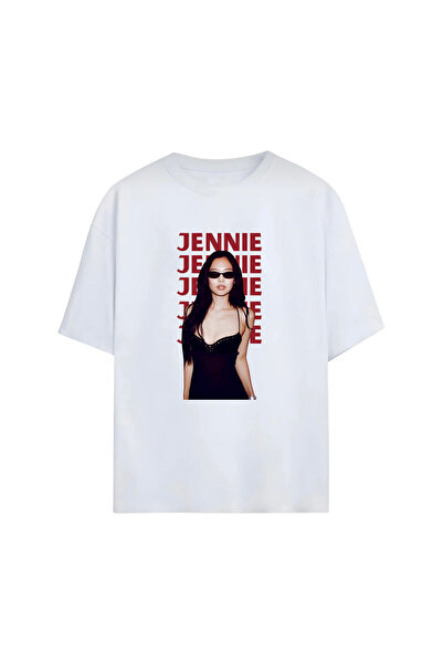 Grafftee Clothing Kpop Blackpink Jennie Baskılı Trend Oversize Tasarım Pamukl...