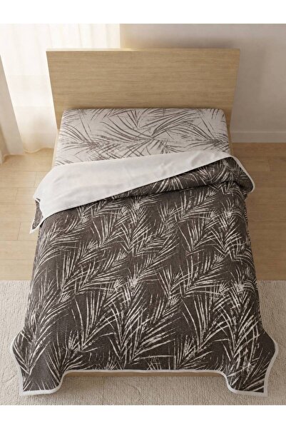 ŞENER HOME Tropical Palm Pattern Printed 150X240 Cm. Single Person Single Pike