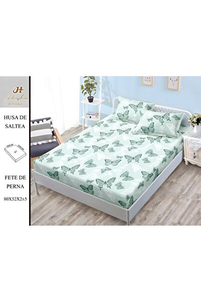OEM Satin Cotton Bed Cover 2 Persons 3 Pieces with Elastic 180x200 cm, Model ...