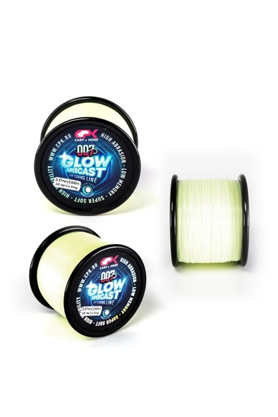 CPK Fir de pescuit monofilament Glow Supercast, 0.31mm, 1000 m