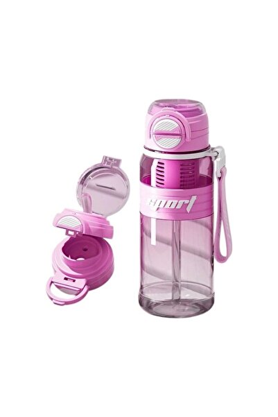 Tradesor Φορητό παγούρι πλαστικό - 800ml - 616298 - Pink