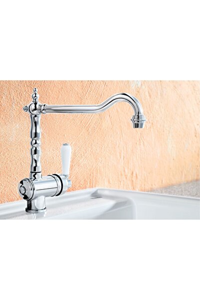 Blanco Tradon Brass PVD Satin Gold Μπαταρία Κουζίνας με Περιστρεφόμενο Ρουξούνι