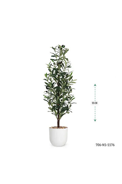 QAWAFIL HOME Artificial Olive Tree Realistic Design That Mimics Natural Olive...