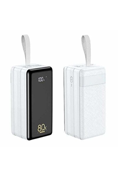 Remax Power Bank 80000mAh 22.5W με 2 θύρες USB-A και θύρα USB-C Power Deliver...