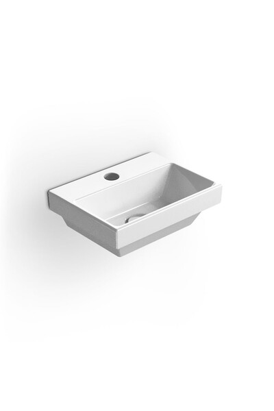 GSI Norm 8650 Λευκός Πορσελάνινος Χειρονιπτήρας Μπάνιου Extraglaze Κρεμαστός ...