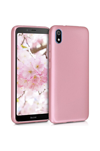 OEM Γυαλιστερή Πίσω Θήκη Σιλικόνης Ροζ (Redmi 7 A)