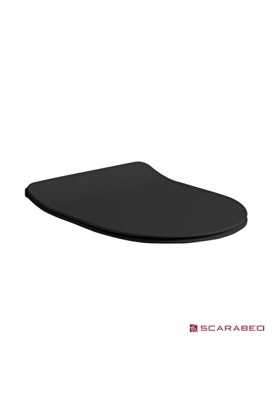 SCARABEO 5530BS-401 Black Matt Κάλυμμα Βακελίτη Slim Soft Close