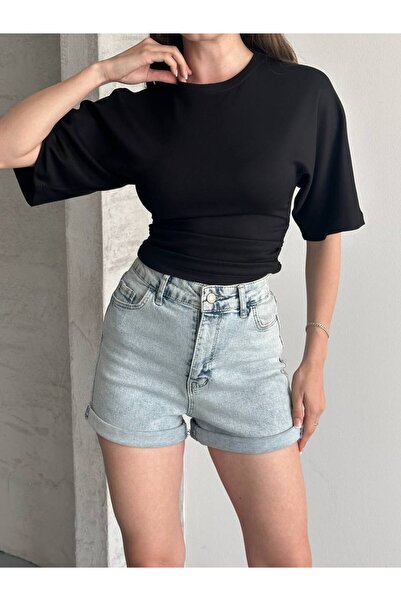 Butik Beyza Waist-Tied Viscose Blouse