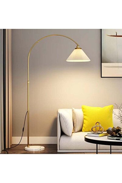 DubaiGallery مصباح أرضي مطوي بتصميم إسكندنافي إبداعي فاخر لغرفة المعيشة والدر...