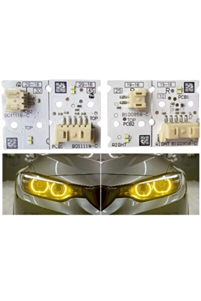 Xenon Bright Set 4 module galbene stil CSL Angel Eyes DRL pentru BMW Seria 3 ...