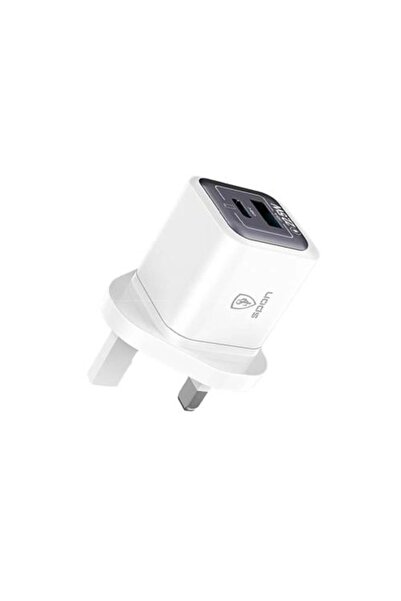 Spon Spun 22.5W Gan Dual Port (Pd + Qc5.0) Wall Charger