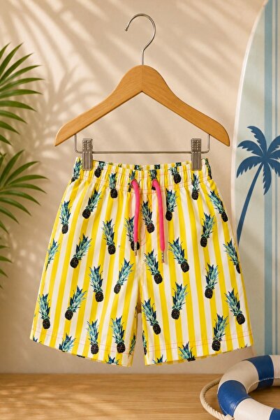 DeKuBaby New Season Patterned Quick-Dry Boys' Shorts Swimwear - Children's Se...