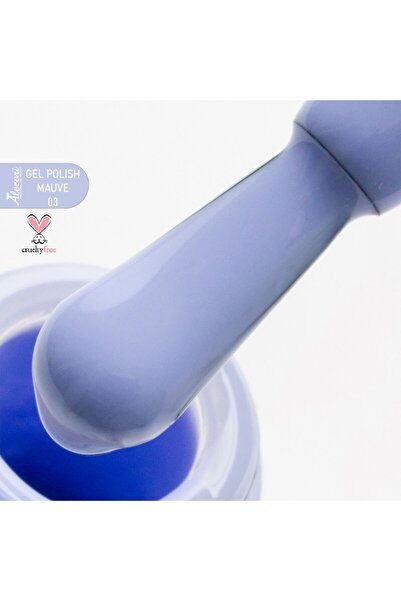 ALEZORI Ημιμόνιμο βερνίκι νυχιών Μοβ 03 (Αρ. 108) 15ml