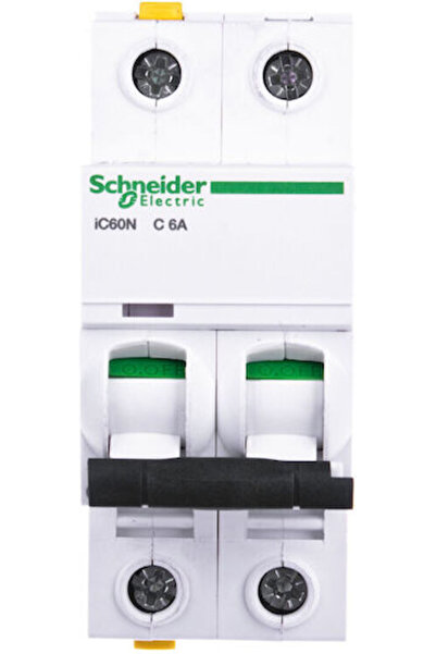 Schneider Electric Disjunctor automat 6A bipolar AC/DC A9F04206