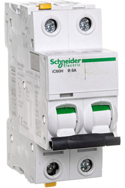 Schneider Electric Disjunctor automat 6A bipolar AC/DC A9F06206