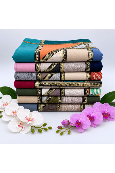 Uğurlu Hac Luxury Kirk Yama Prayeryeses Mixed Color 5 Pieces