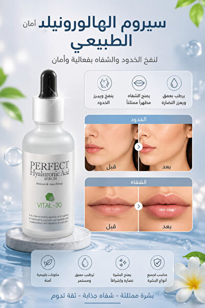 PERFECT Natural Hyaluronic Serum for Cheek and Lip Plumping