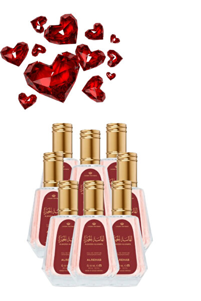 ALREHAB 8 قطع من عطر الأملسا الأحمر 50 مل