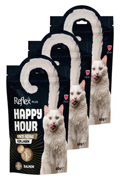 Reflex Plus Happy Hour Anti-Aging Collagen Yetişkin Kediler Için Ödül Maması ...