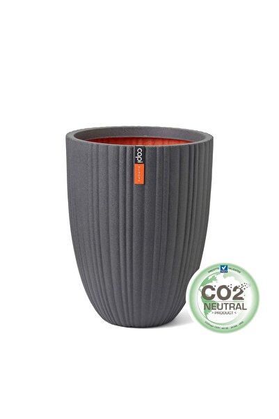 SUPERGREENS Γλάστρα PVC Γκρι CE 45x45x59 εκ.