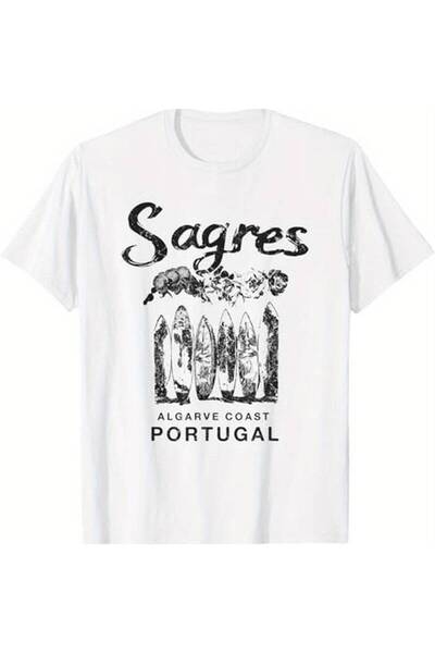BASEPULSE Sagres Portugal Surfing Vintage T-Shirt
