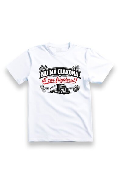 OEM Tricou personalizat cu mesaj: "Nu mă fluieră, transport frigiderul tău", ...