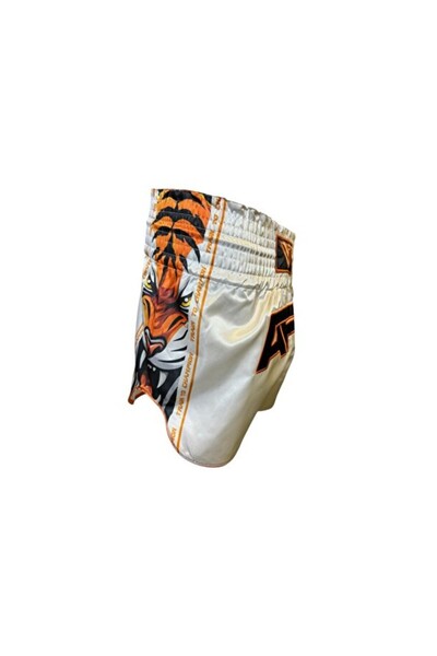 Empressco Beyaz Muaythai Kıckboks Şortu, rahat ve şık spor kıyafeti