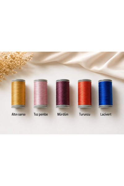 DUCK HOBY 10 Color Thread Set, Sewing Thread, Needle, Special Boxed, Machine Thread, Hand Sewing, Embroidery Thread, Sewing Kit, Nak