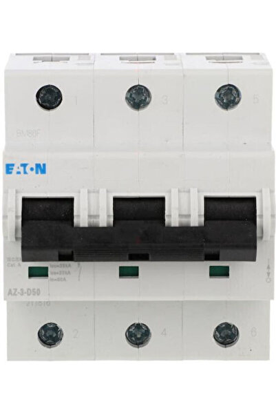 Eaton Întrerupător automat 3P D 50A 25kA AC Az-3-d50 211816