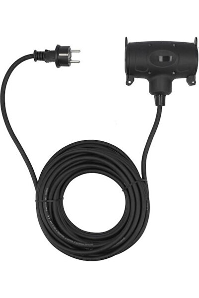 yato Cablu prelungitor impermeabil 10m Negru Cod: aw_914803
