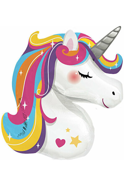 AMSCAN Balon Folie Jumbo Unicorn Strălucitor 78cm