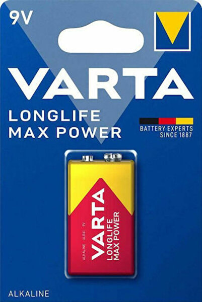 Varta Αλκαλικές Μπαταρίες 9V Μεγάλης Διάρκειας Ζωής Μέγιστης Ισχύος 9V