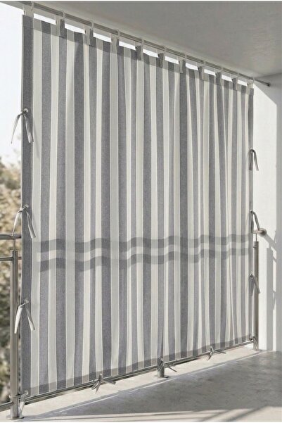 ceylan home Garden Tarpaulin with Top Rings and 3 Side Eyelets |   Balcony & ...