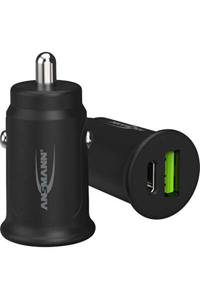 ANSMANN Încărcător auto 30W 3A cu porturi: 1xUSB 1xType-C Culoare neagră Cod:...