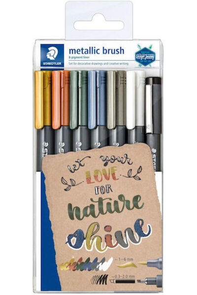 Staedtler Markere de Design Culori Metalice 8321 0.2mm Multicolor 7 bucăți