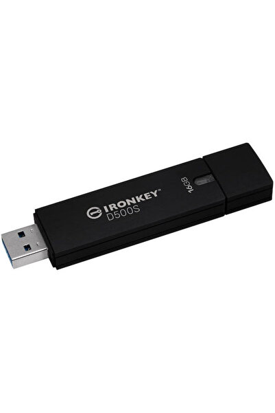 Kingston Ironkey D500s 16GB USB 3.2 Στικάκι Μαύρο