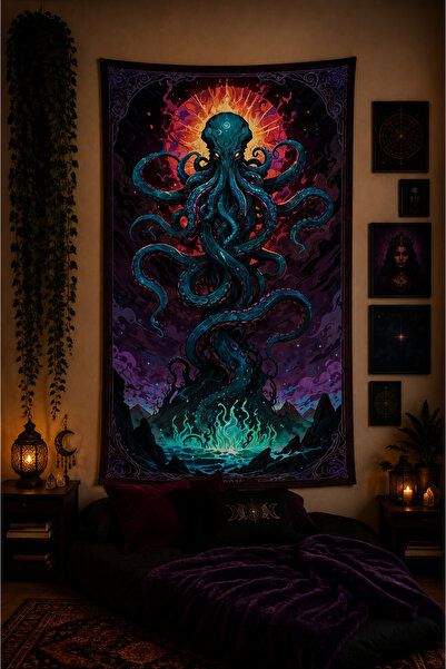 Vagonik Psychedelic Bohemian Themed Wall Covering Series Wall Tapestry Qualit...