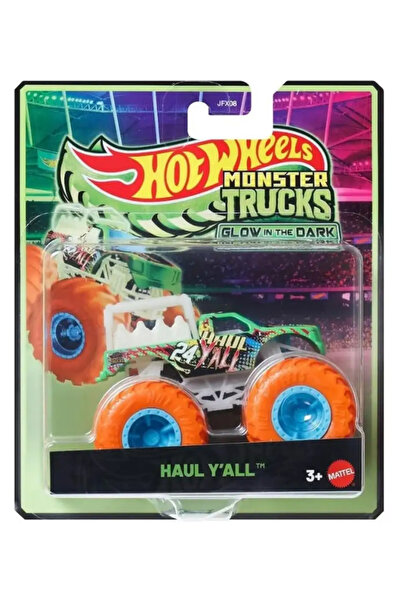 HOT WHEELS Monster Truck Glow in the Dark Glowing Hauly'All Jfx08/Jfx21