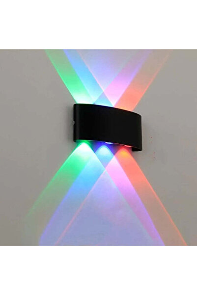 La Cucu Damir Φωτιστικό Τοίχου LED Εξωτερικού Χώρου, 6W, RGB, Μεταλλικό, Μαύρο