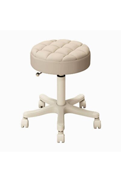 VmaxVision Rolling Stool Chair Faux Leather Height Adjustable with Wheels Off...