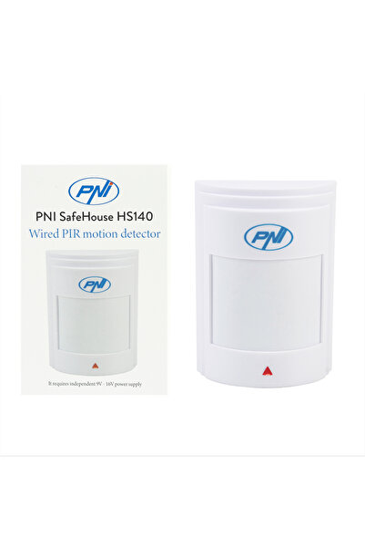 PNI Senzor de miscare PIR cu fir SafeHouse HS140 pentru sisteme de alarma com...