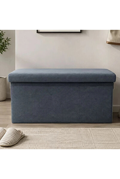 Bleco Folding storage stool, toy storage box, shoe cabinet bench, bed end sto...